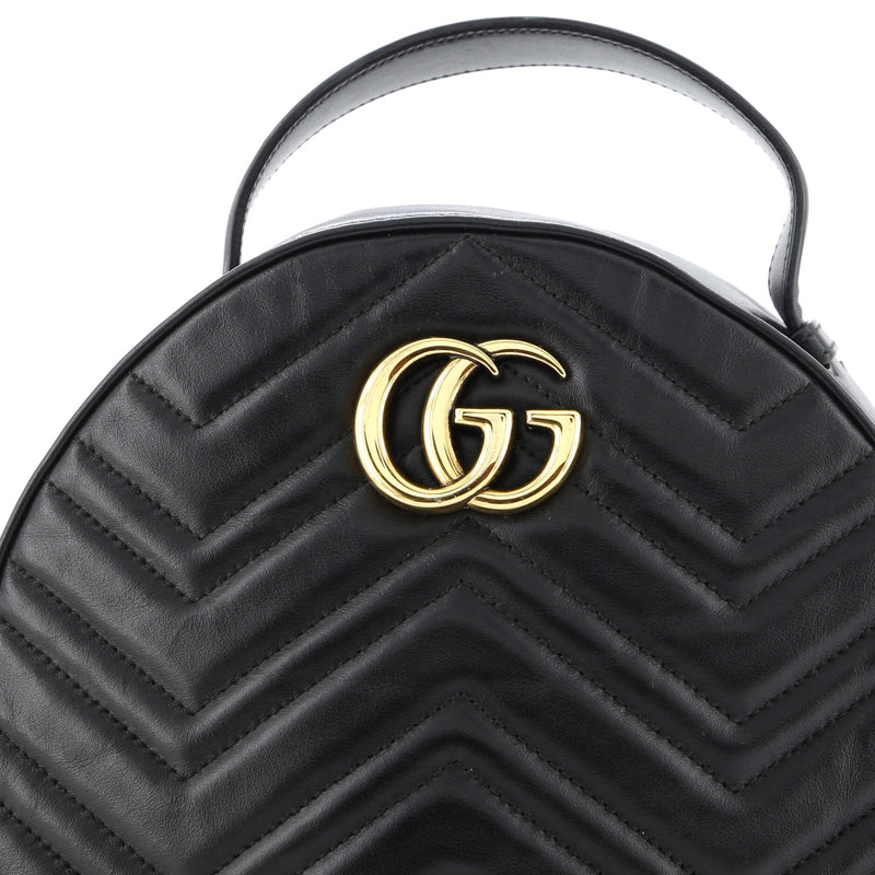 Gg Marmont Backpack Matelasse Leather