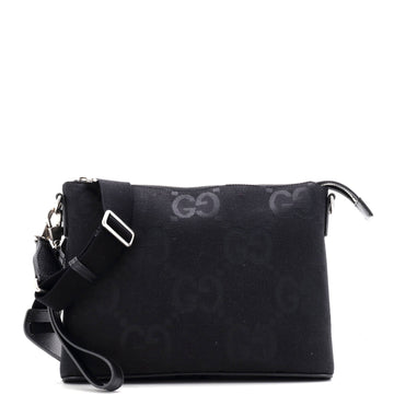 Zip Messenger Bag Jumbo Gg Canvas