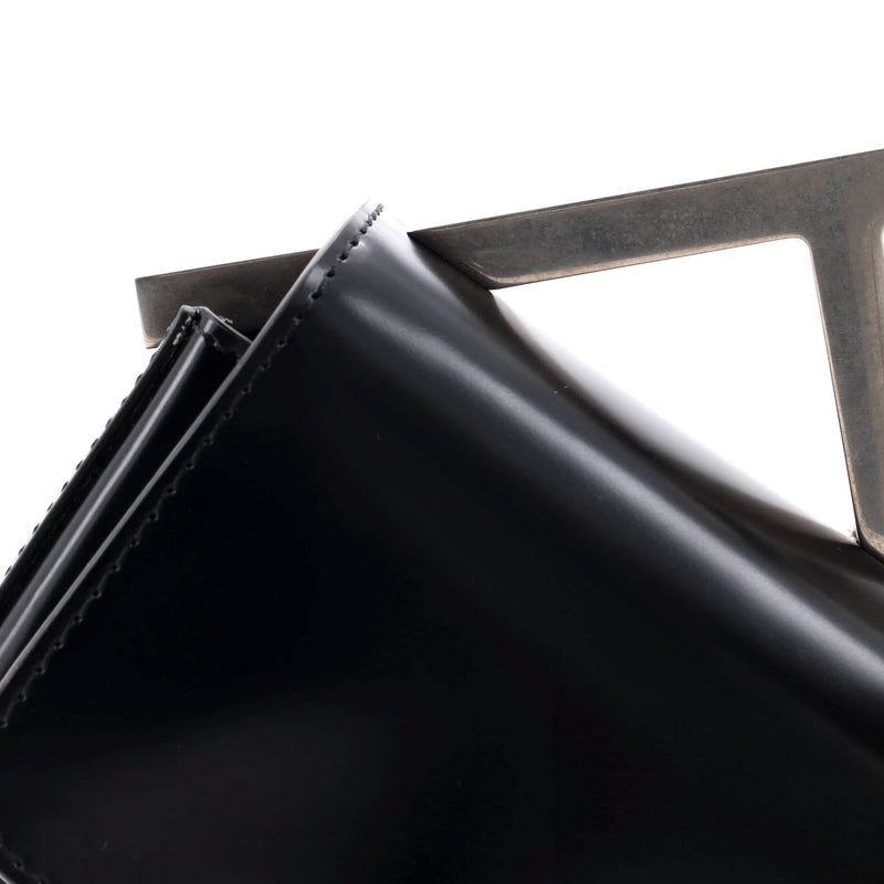 Ff Chain Clutch Bag Leather Nano