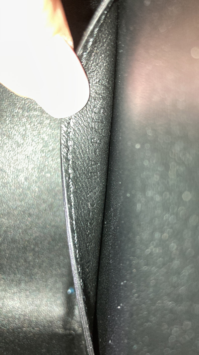 Ff Chain Clutch Bag Leather Nano