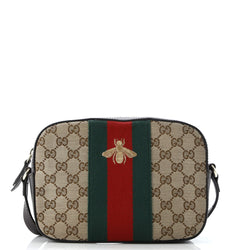 Bee Web Camera Bag Gg Canvas