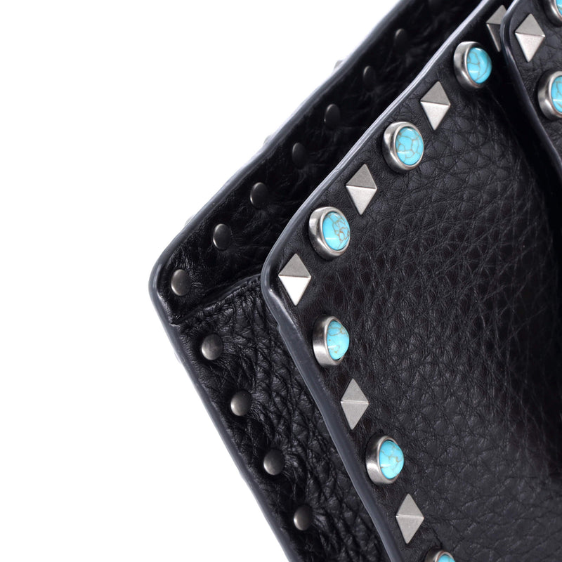 Rolling Rockstud Crossbody Bag Leather