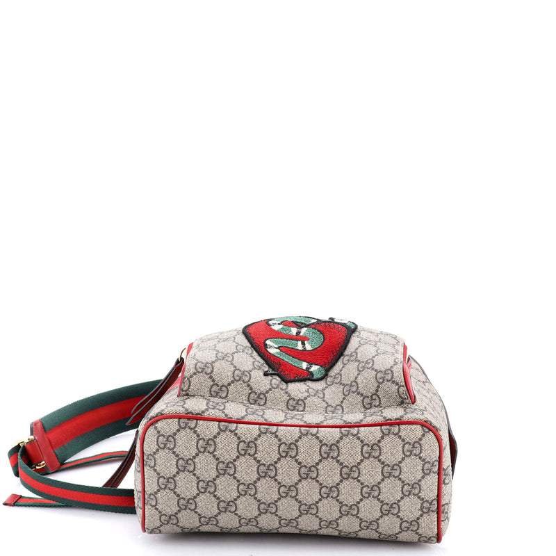 Zip Pocket Backpack Embroidered Gg