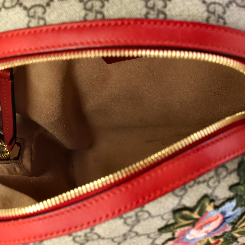 Zip Pocket Backpack Embroidered Gg