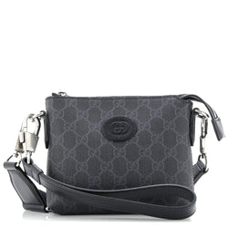 Interlocking G Patch Wristlet Messenger