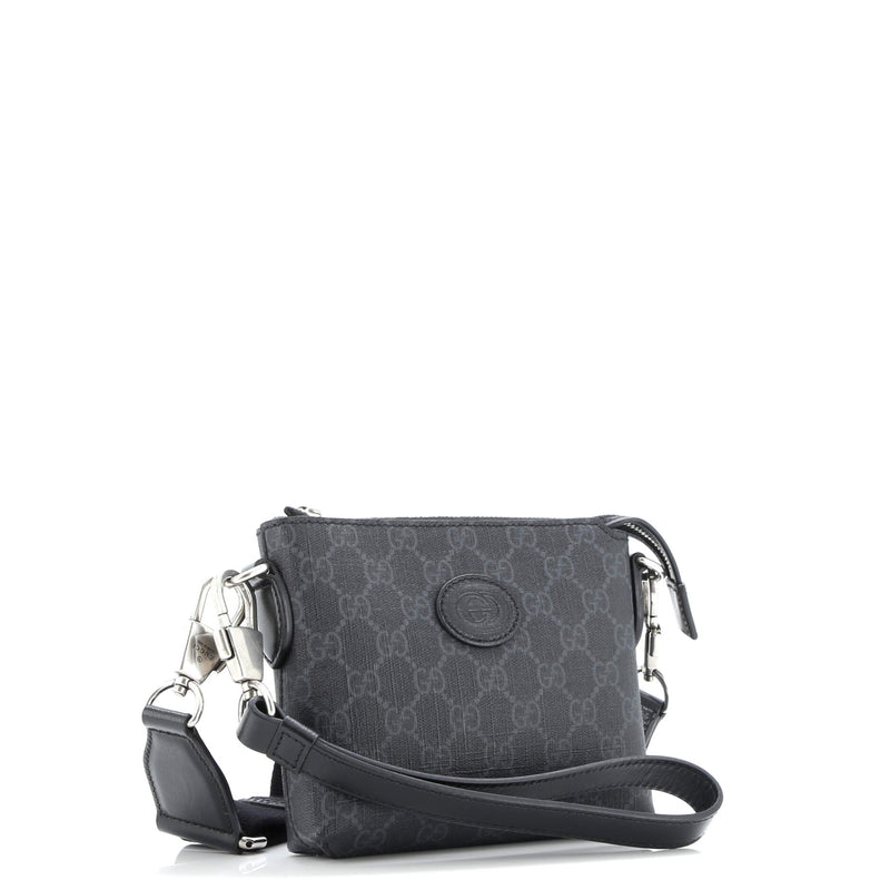 Interlocking G Patch Wristlet Messenger