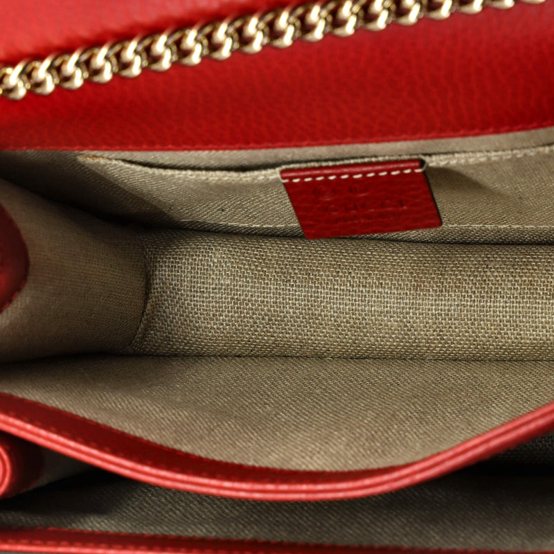 Interlocking Shoulder Bag Leather Small
