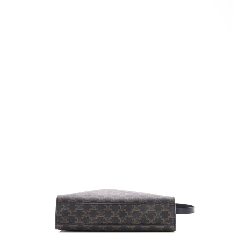 Vertical Cabas Tote Triomphe Coated