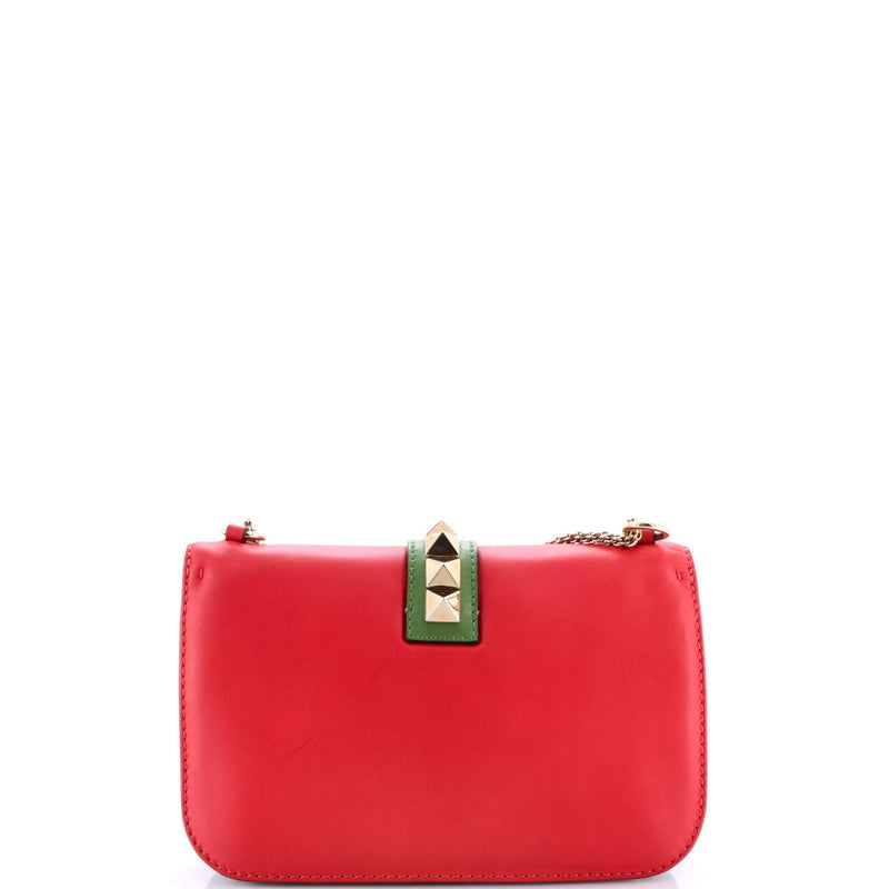 Glam Lock Shoulder Bag Leather Medium