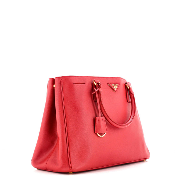 Lux Open Tote Saffiano Leather Large