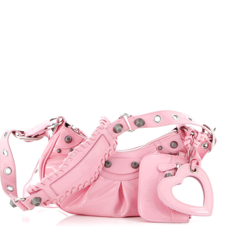 Le Cagole Giant Studs Shoulder Bag