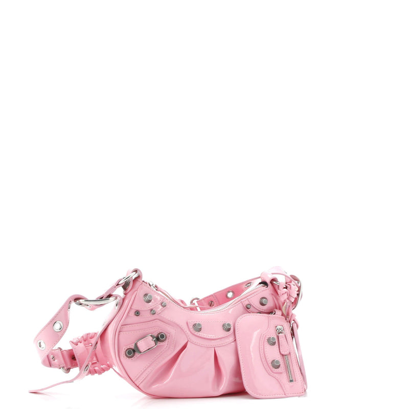 Le Cagole Giant Studs Shoulder Bag