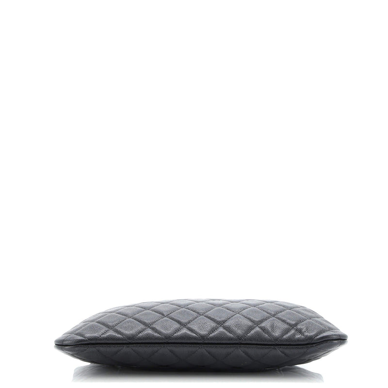 O Case Clutch Quilted Caviar Medium