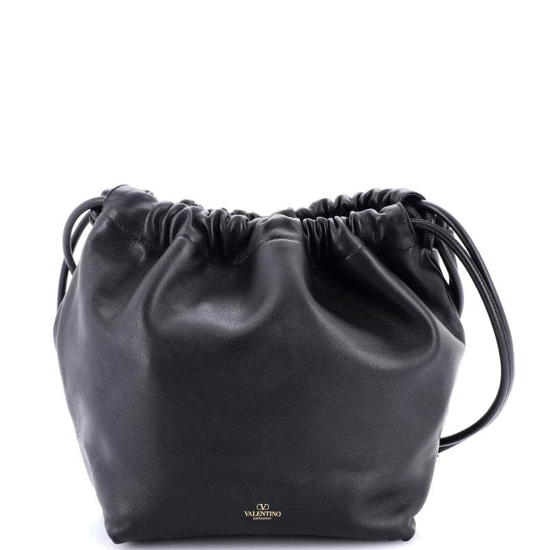 Vlogo Pouf Bucket Bag Leather Medium