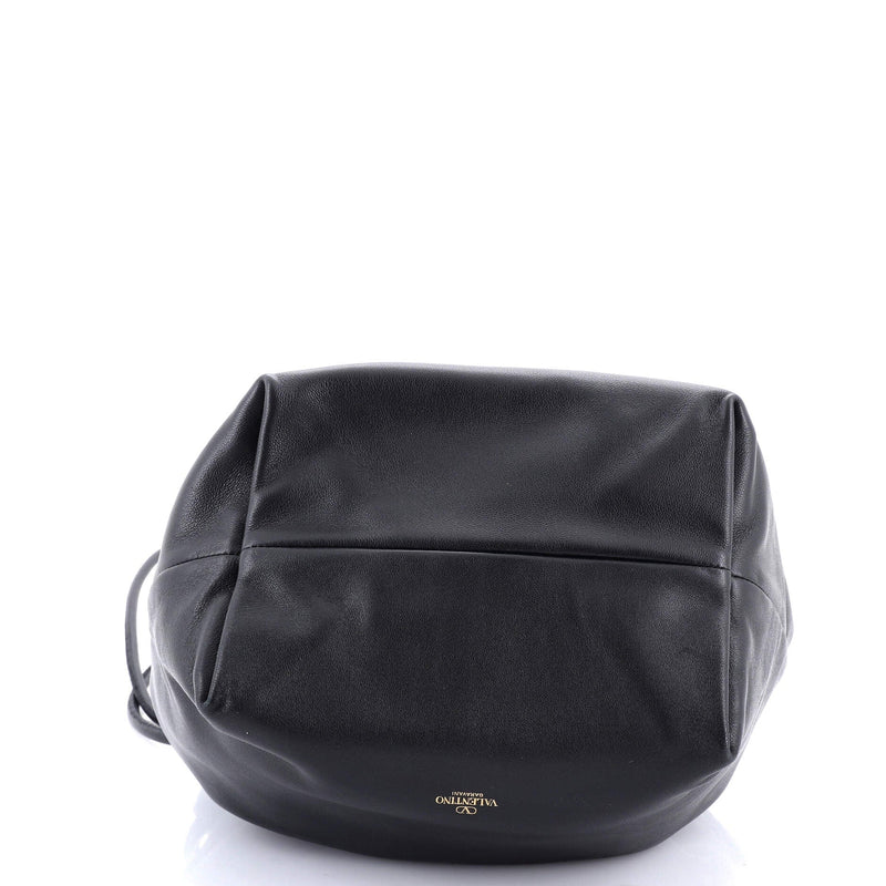 Vlogo Pouf Bucket Bag Leather Medium