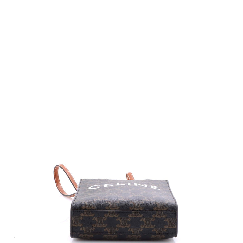 Vertical Cabas Tote Triomphe Coated