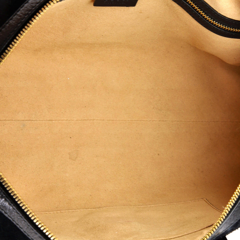 Ophidia Boston Bag Suede Medium