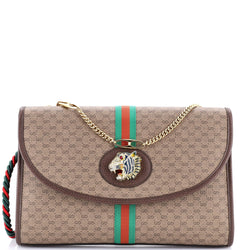 Rajah Web Chain Shoulder Bag Gg Coated