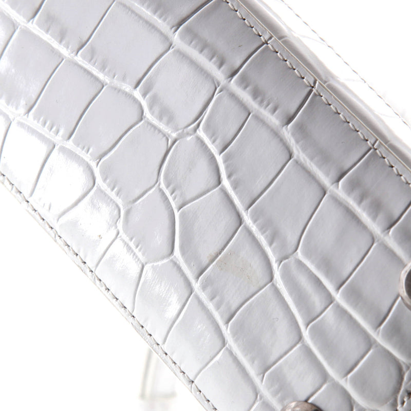 Logo Ville Bag Crocodile Embossed