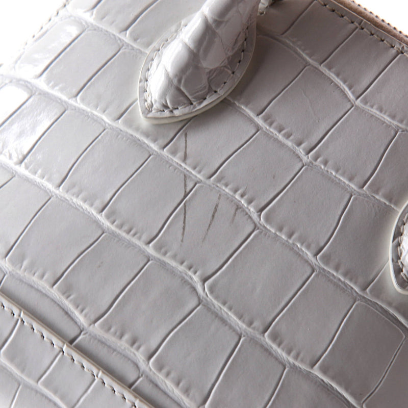 Logo Ville Bag Crocodile Embossed
