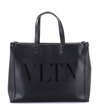 Vltn Rockstud Shopping Tote Embroidered