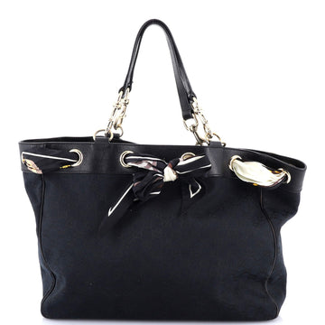 Positano Tote Gg Canvas Large