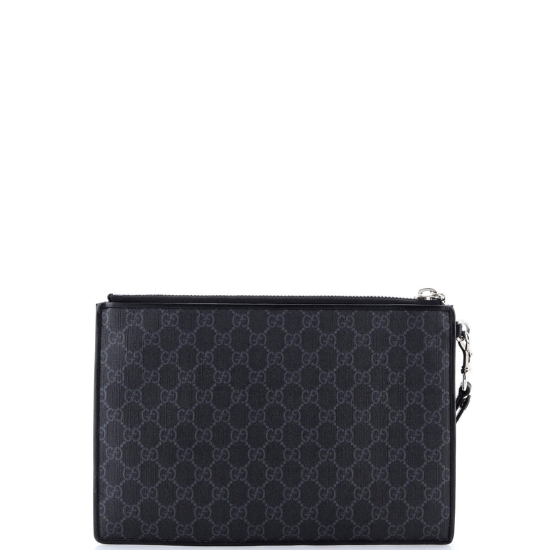 Night Courrier Pouch Gg Coated Canvas