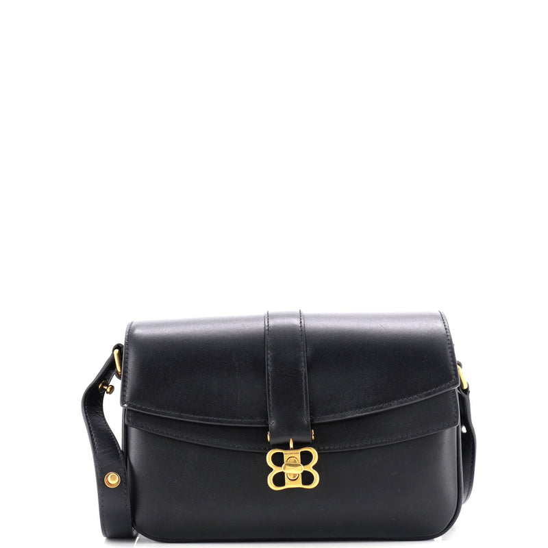 Lady Flap Shoulder Bag Leather Small