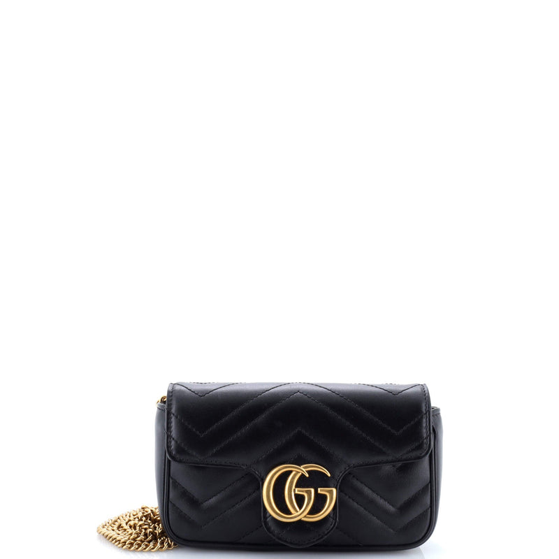 Gg Marmont Flap Bag Matelasse Leather
