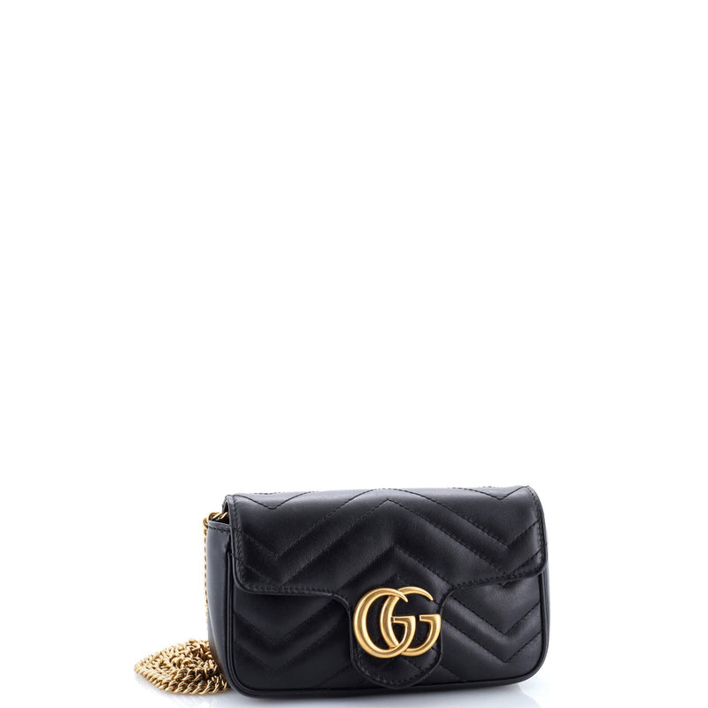 Gg Marmont Flap Bag Matelasse Leather