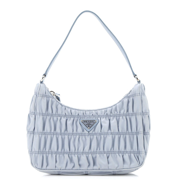 Hobo Tessuto Gaufre With Saffiano Mini