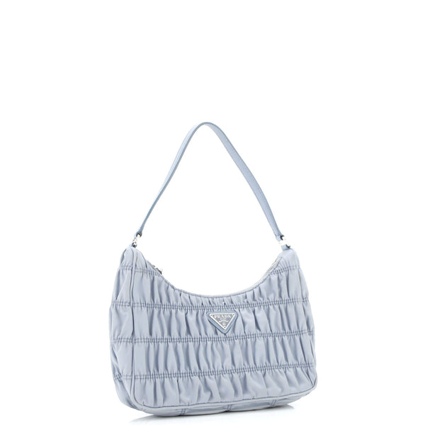 Hobo Tessuto Gaufre With Saffiano Mini