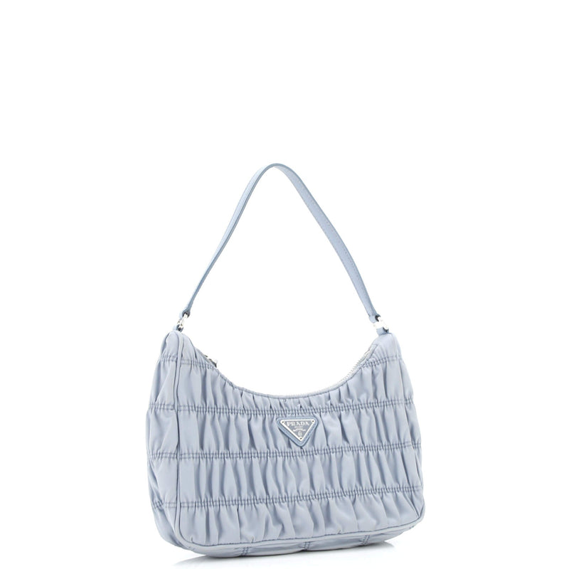 Hobo Tessuto Gaufre With Saffiano Mini