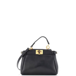Peekaboo Bag Leather Micro