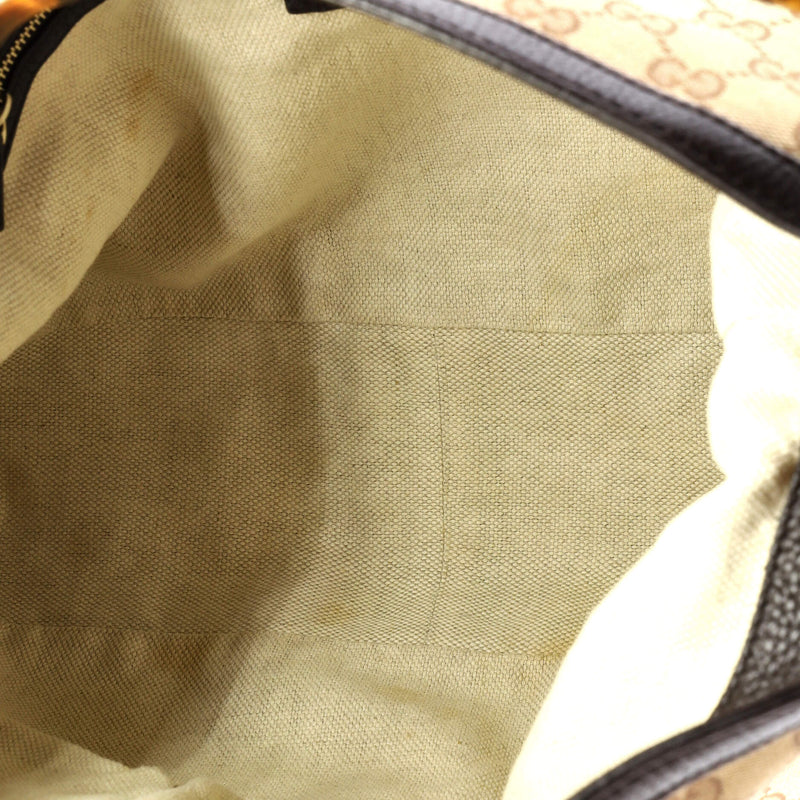 Diana Bamboo Shoulder Bag Gg Canvas