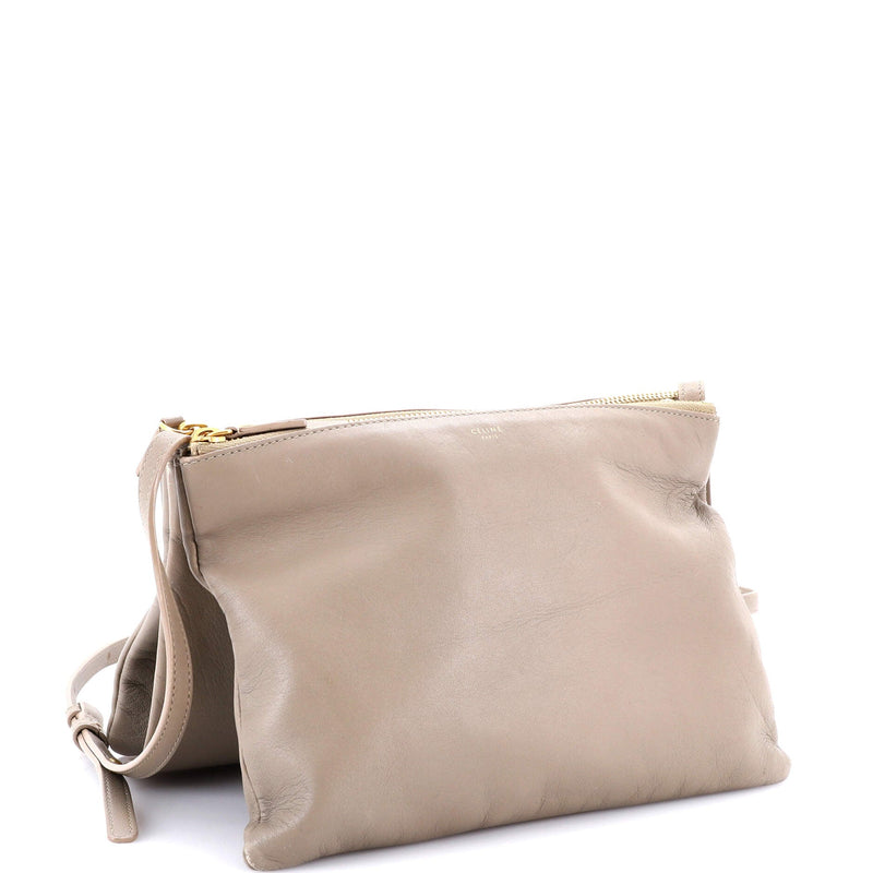 Trio Crossbody Bag Leather Large