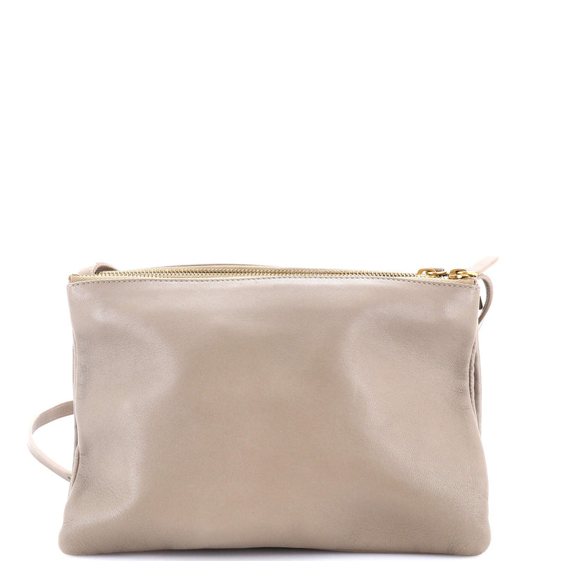 Trio Crossbody Bag Leather Large