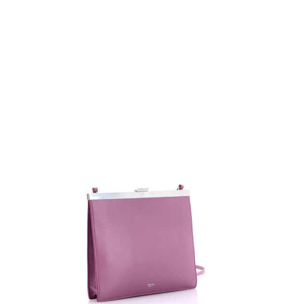 Clasp Crossbody Bag Leather Mini