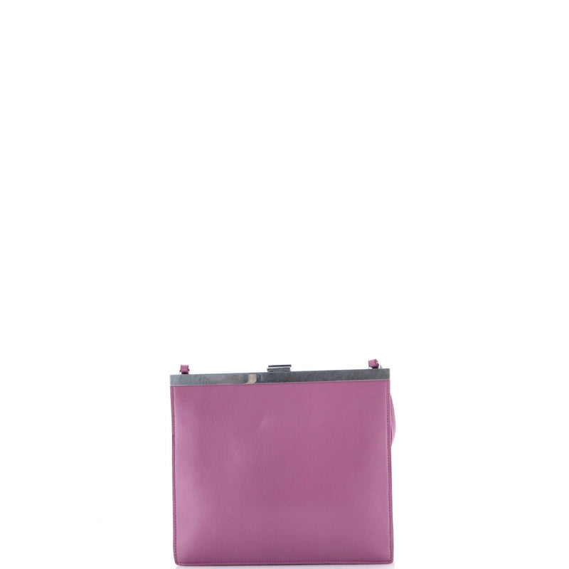 Clasp Crossbody Bag Leather Mini