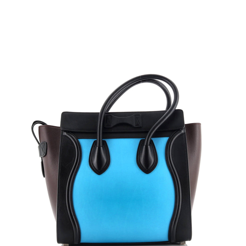Tricolor Luggage Bag Nubuck Micro