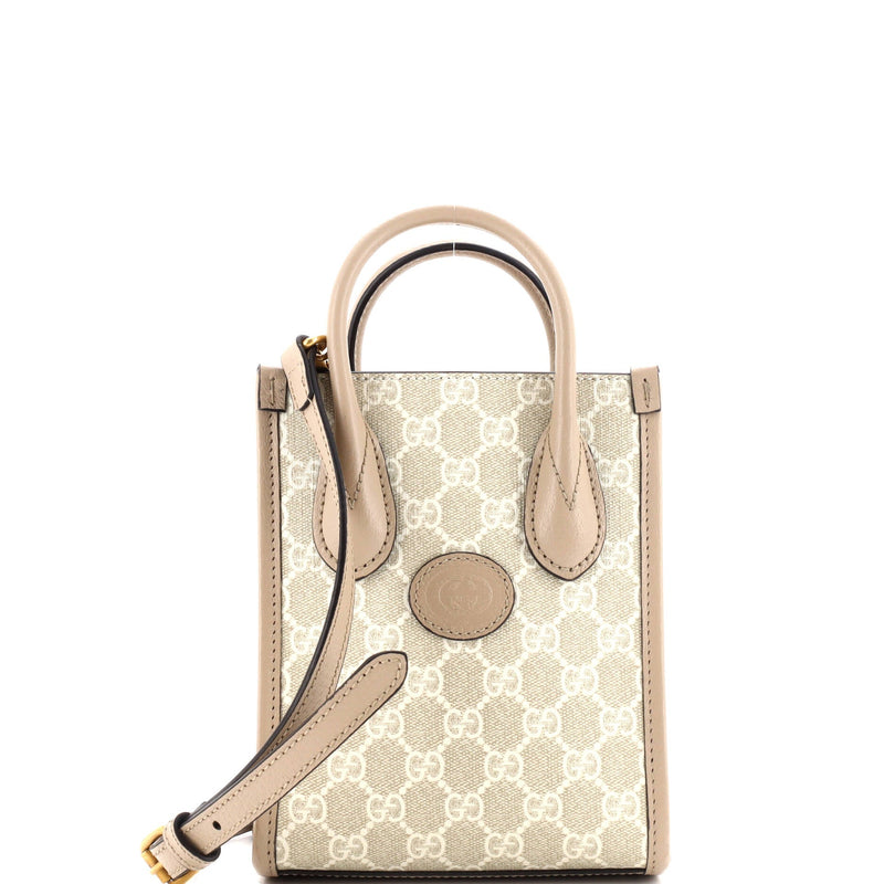 Interlocking G Patch Tote Gg Coated