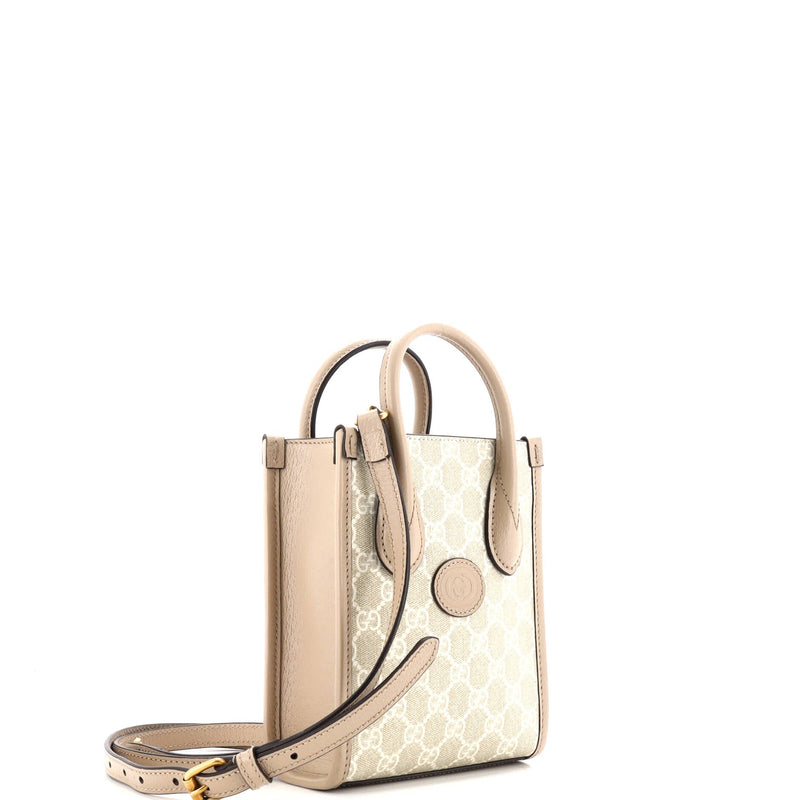 Interlocking G Patch Tote Gg Coated