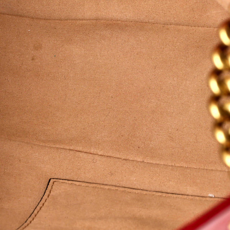 Gg Marmont Chain Tote Matelasse Leather