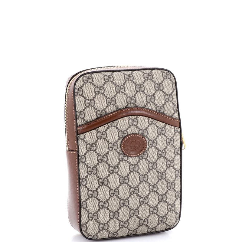 Interlocking G Patch Sling Bag Gg Coated