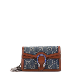 Dionysus Bag Gg Denim Super Mini