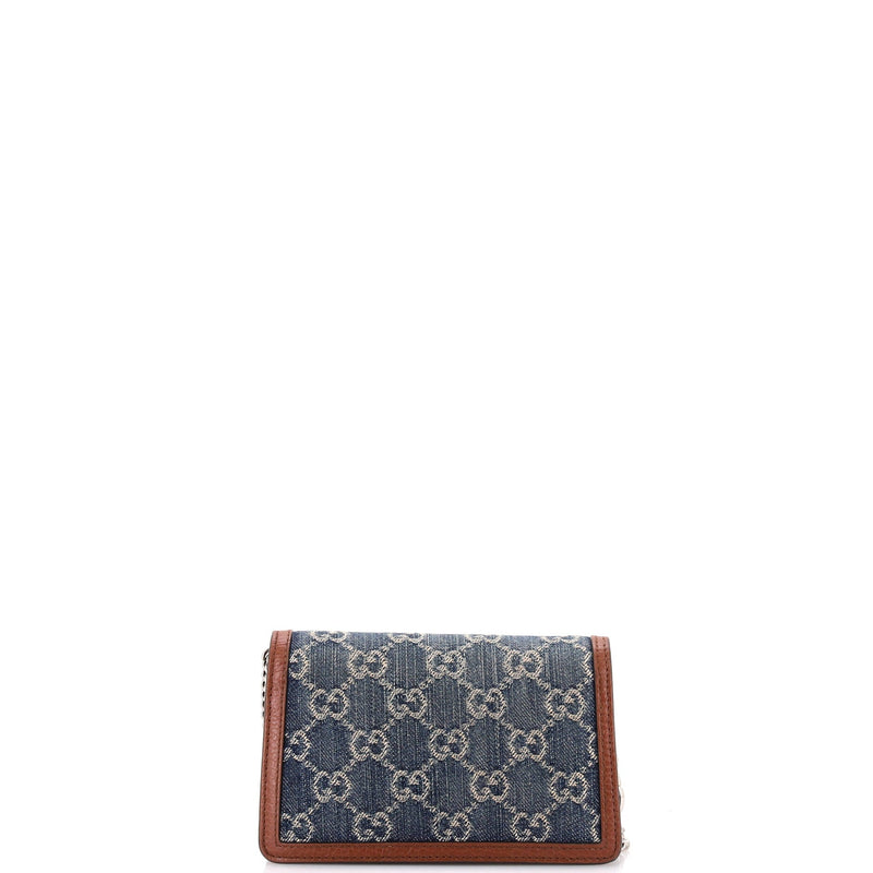 Dionysus Bag Gg Denim Super Mini