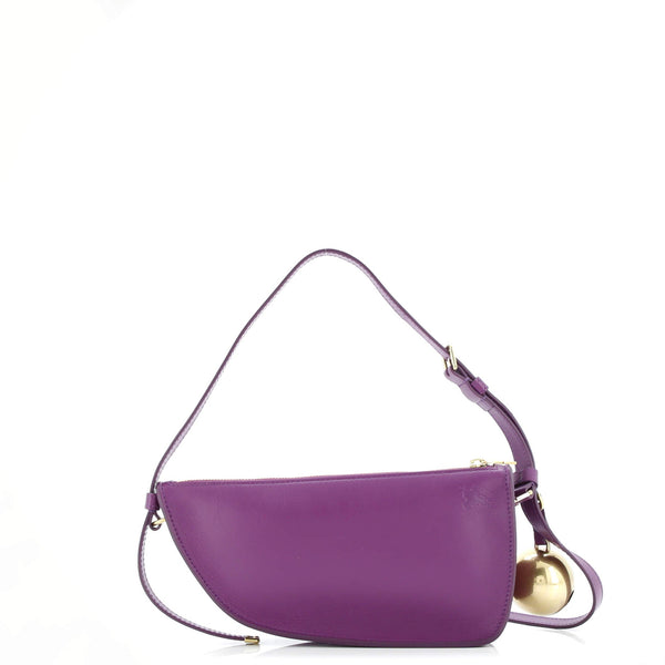 Shield Sling Shoulder Bag Leather Mini