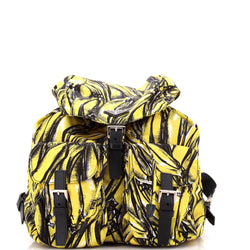 Double Front Pocket Backpack Printed