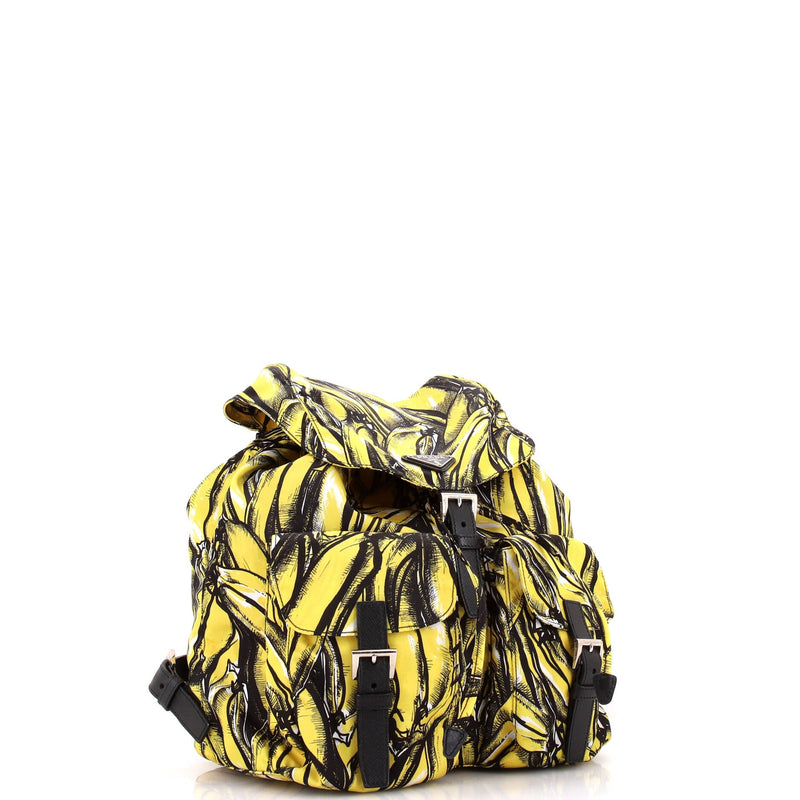 Double Front Pocket Backpack Printed
