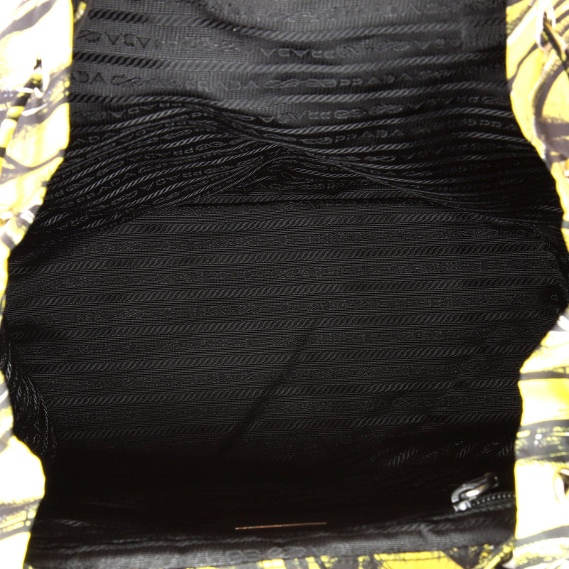 Double Front Pocket Backpack Printed
